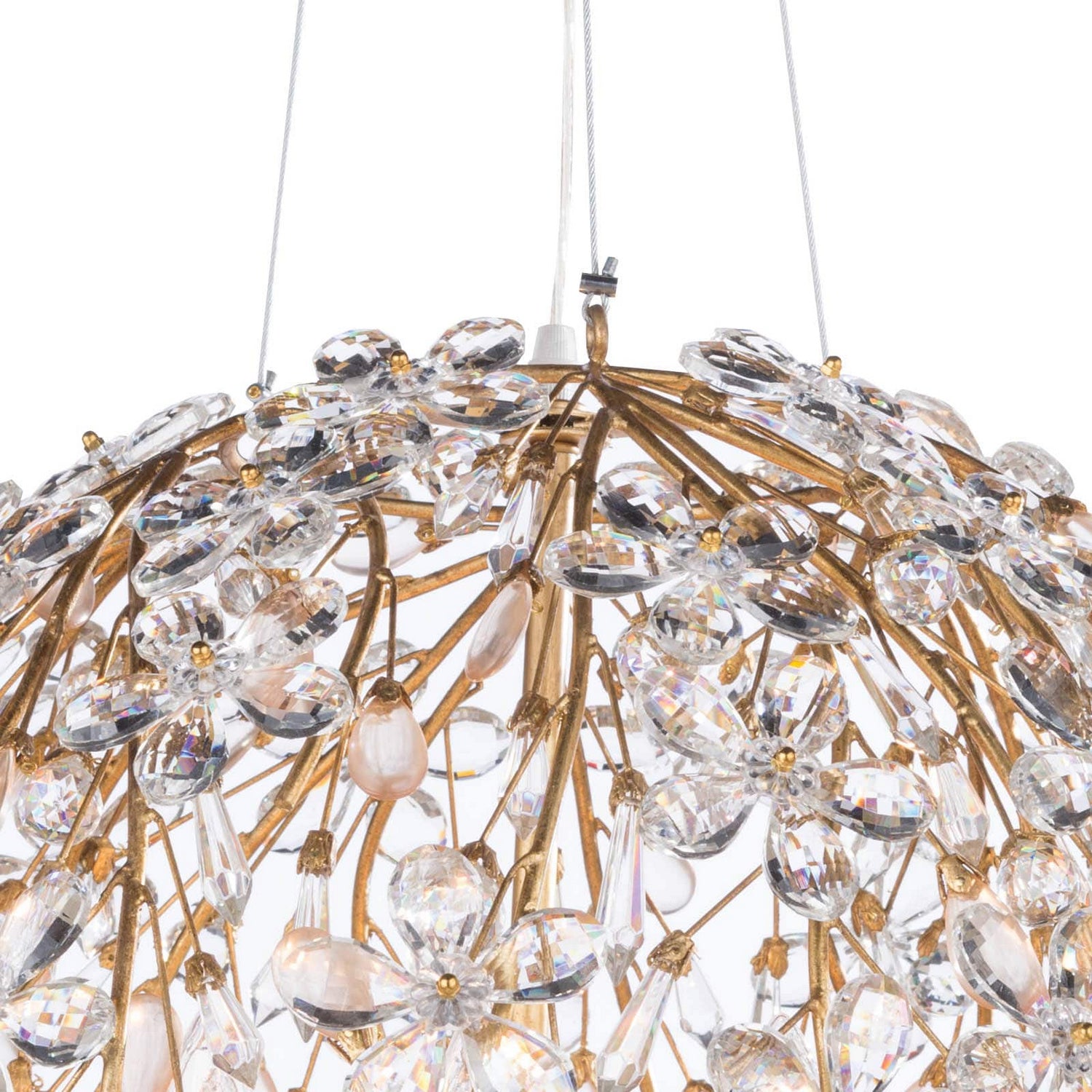 Regina Andrew - 16-1184GL - Six Light Chandelier - Cheshire - Gold Leaf
