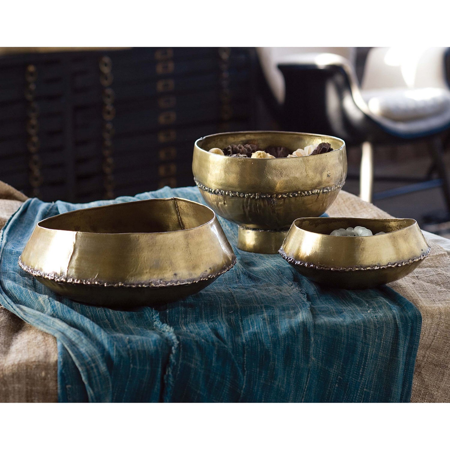 Regina Andrew - 20-1204 - Bowl - Bedouin - Natural Brass