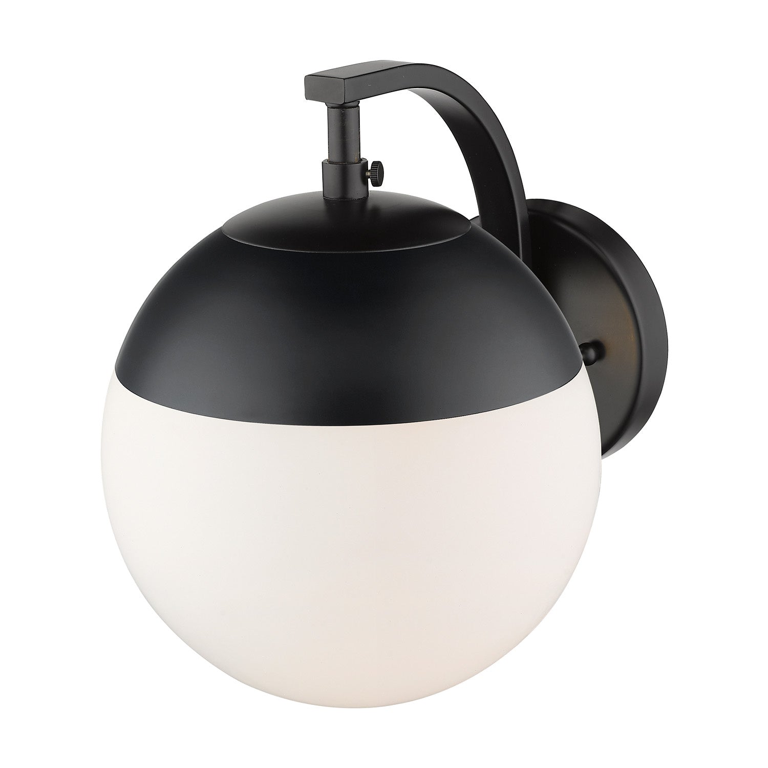 Golden - 3218-1W BLK-BLK - One Light Wall Sconce - Dixon - Matte Black
