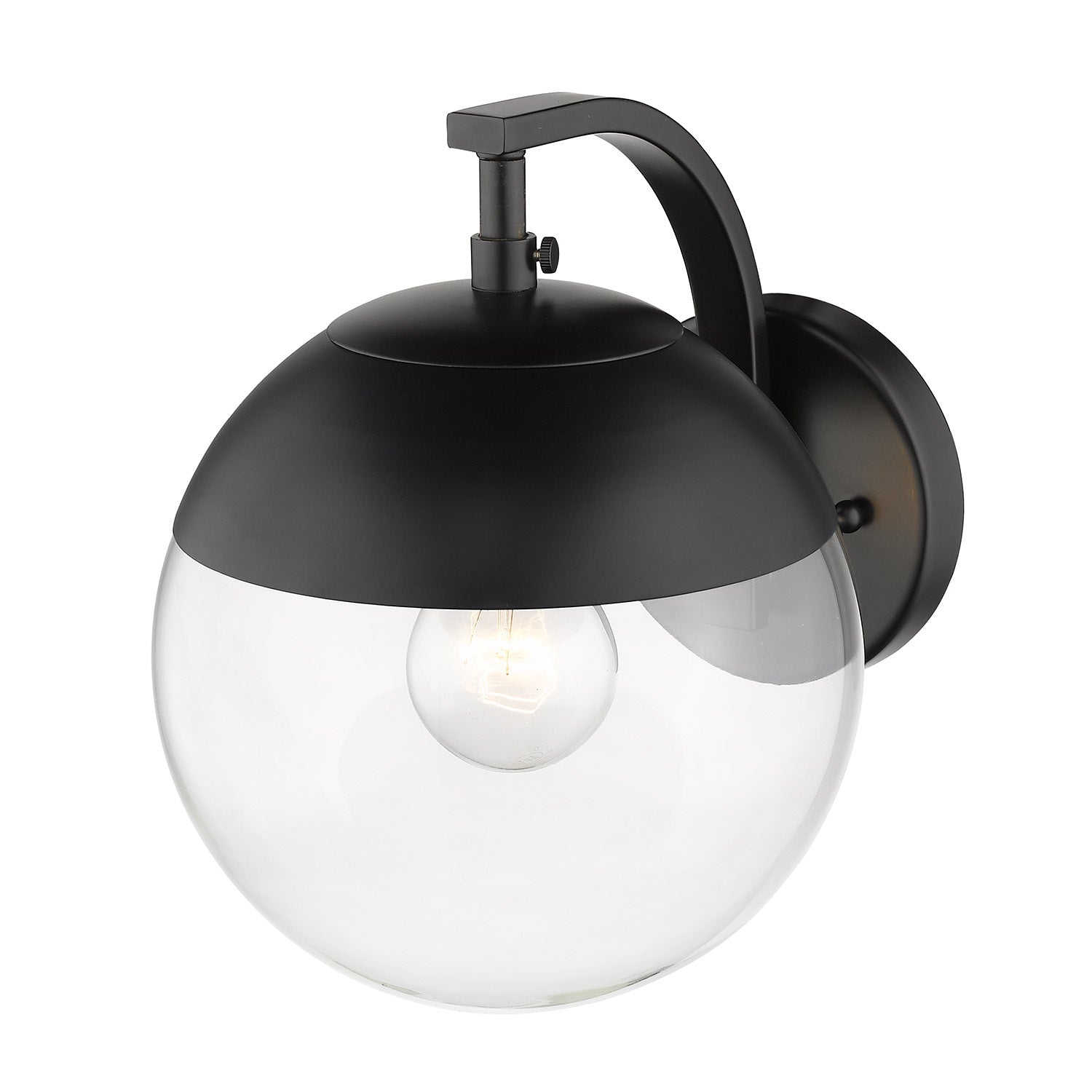 Golden - 3219-1W BLK-BLK - One Light Wall Sconce - Dixon - Matte Black
