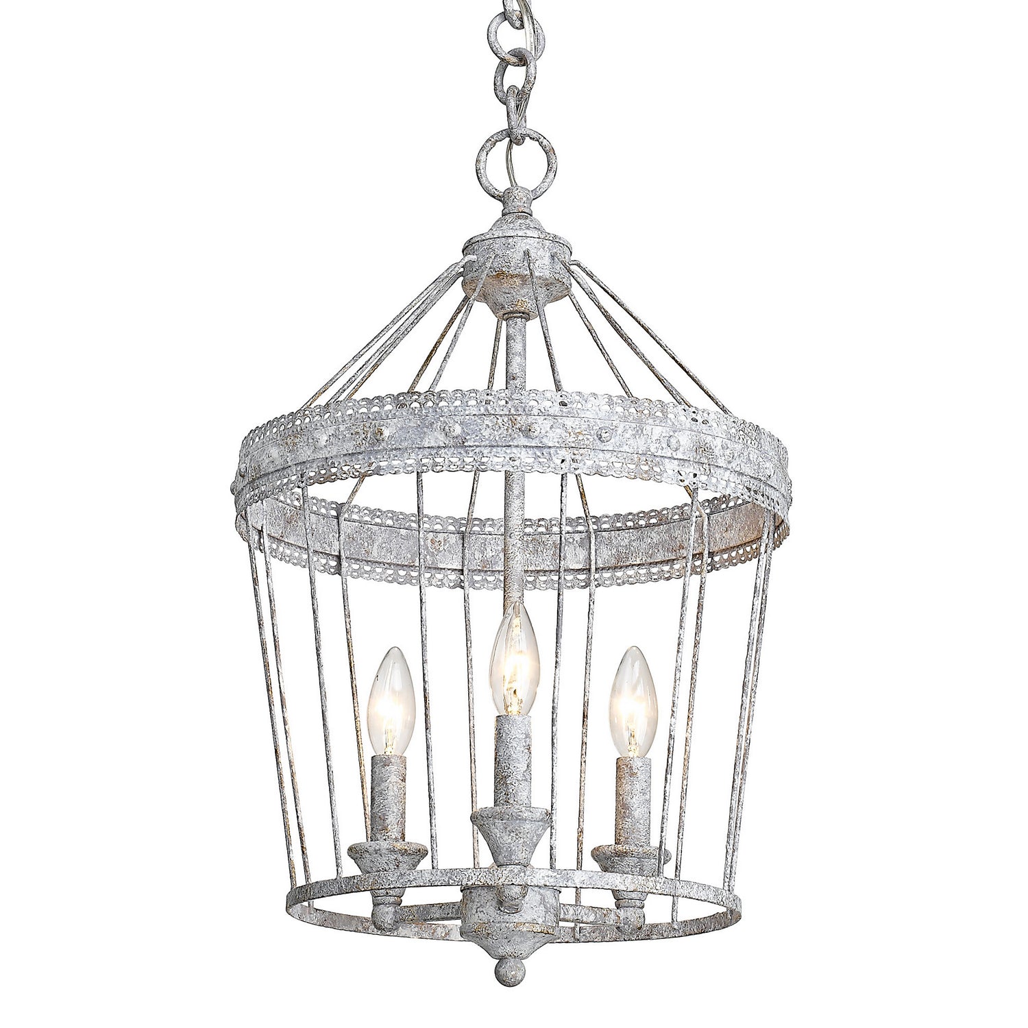 Golden - 7856-3P OY - Three Light Pendant - Ferris - Oyster