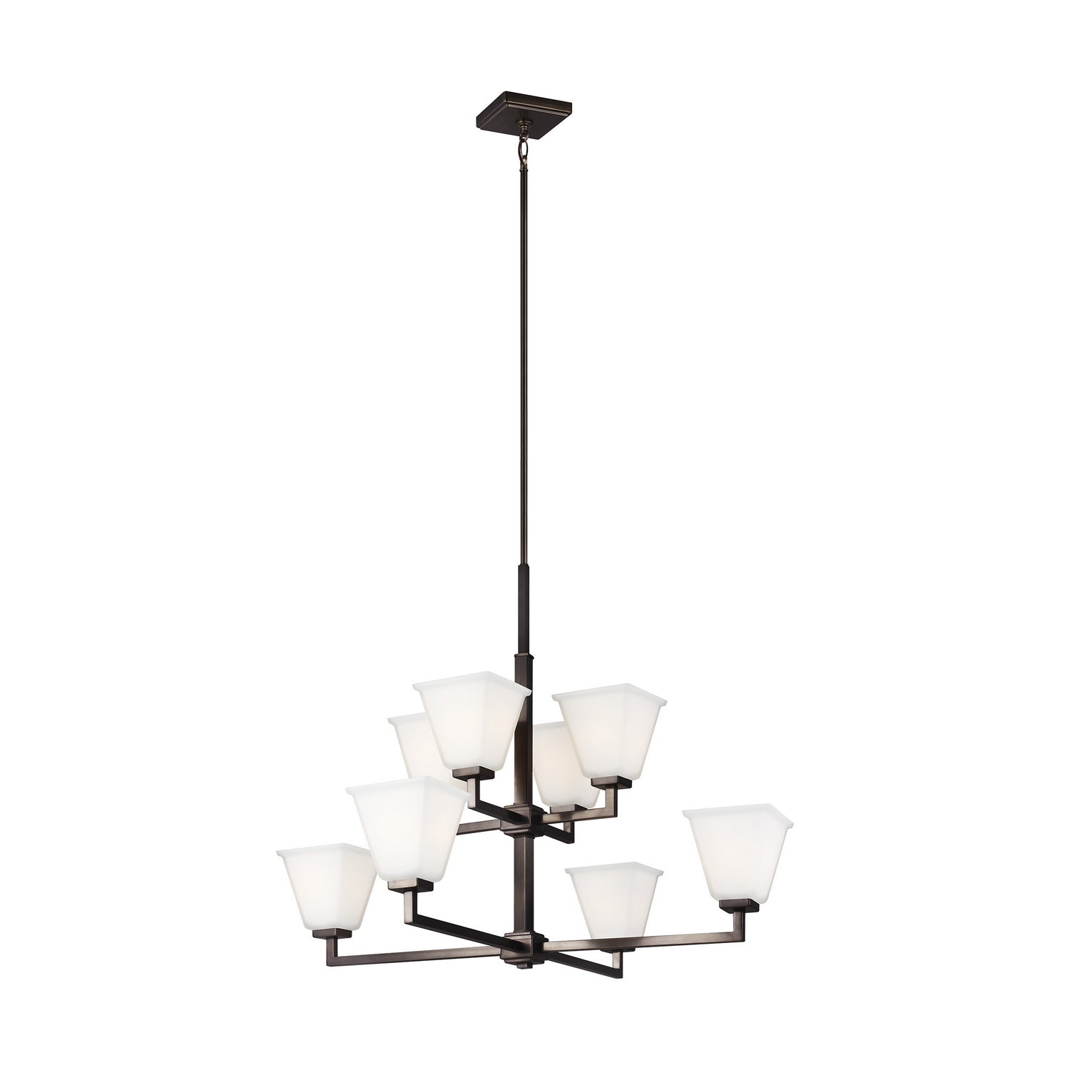 Generation Lighting - 3113708-778 - Eight Light Chandelier - Ellis Harper - Brushed Oil Rubbed Bronze