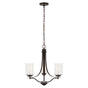 Generation Lighting - 3137303-710 - Three Light Chandelier - Elmwood Park - Bronze