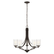 Generation Lighting - 3137305-710 - Five Light Chandelier - Elmwood Park - Bronze