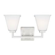 Generation Lighting - 4413702-962 - Two Light Wall / Bath - Ellis Harper - Brushed Nickel