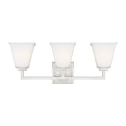 Generation Lighting - 4413703EN3-962 - Three Light Wall / Bath - Ellis Harper - Brushed Nickel