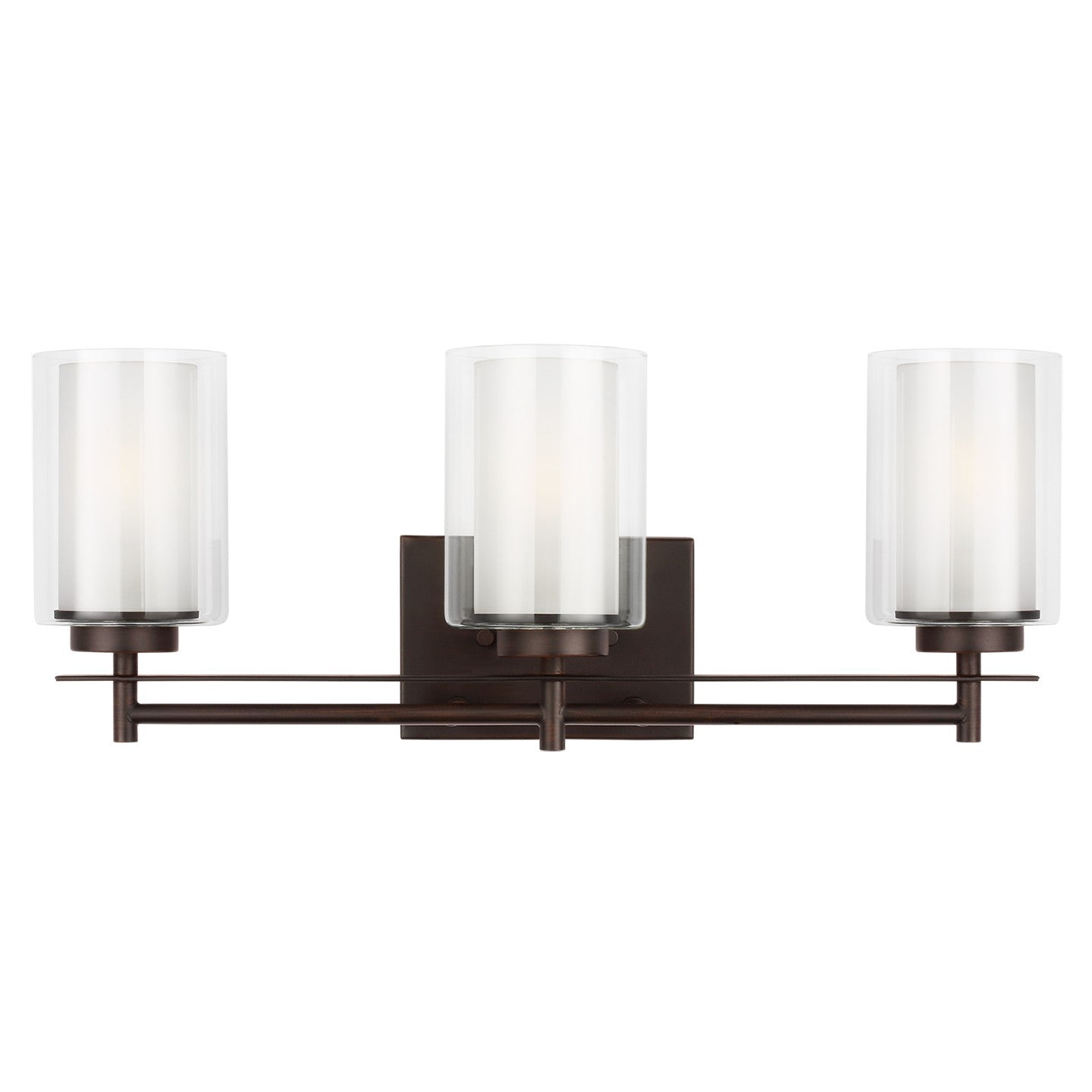 Generation Lighting - 4437303-710 - Three Light Wall / Bath - Elmwood Park - Bronze
