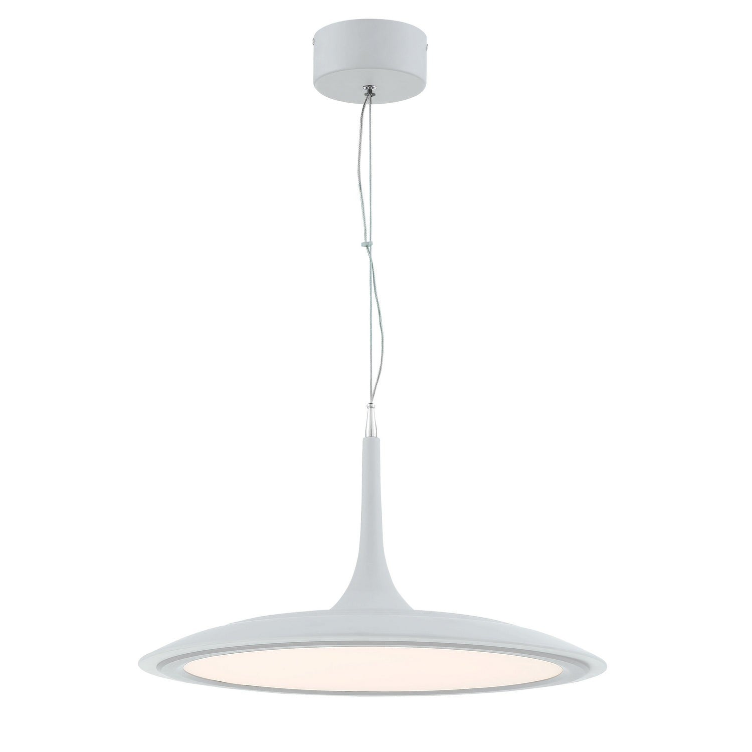 George Kovacs - P1781-044B-L - LED Pendant - Hover - Matte White