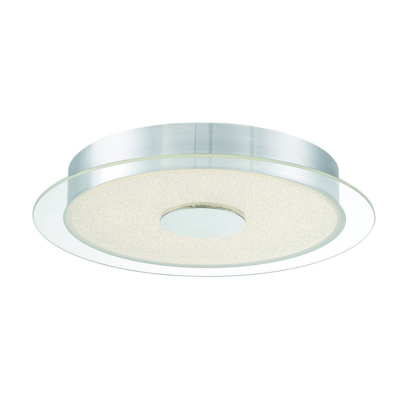 George Kovacs - P845-077-L - LED Flush Mount - Diamond Dust - Chrome