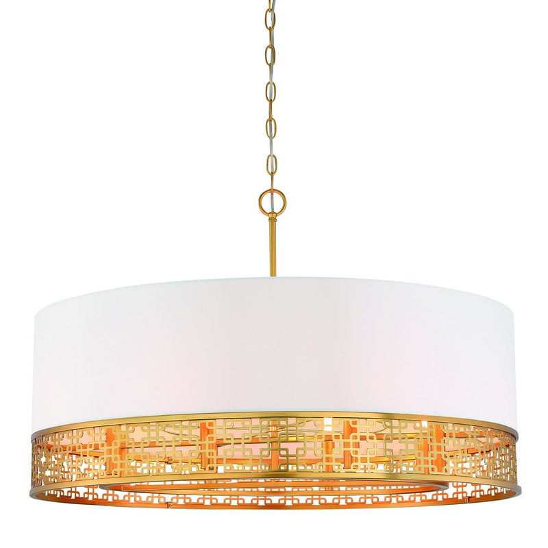 Metropolitan - N7788-248 - Eight Light Pendant - Blairmmor - Honey Gold