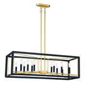 Metropolitan - N7856-707 - 12 Light Pendant - Sable Point - Sand Coal With Honey Gold Acce
