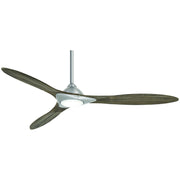 Minka Aire - F868L-BN - 60"Ceiling Fan - Sleek - Brushed Nickel