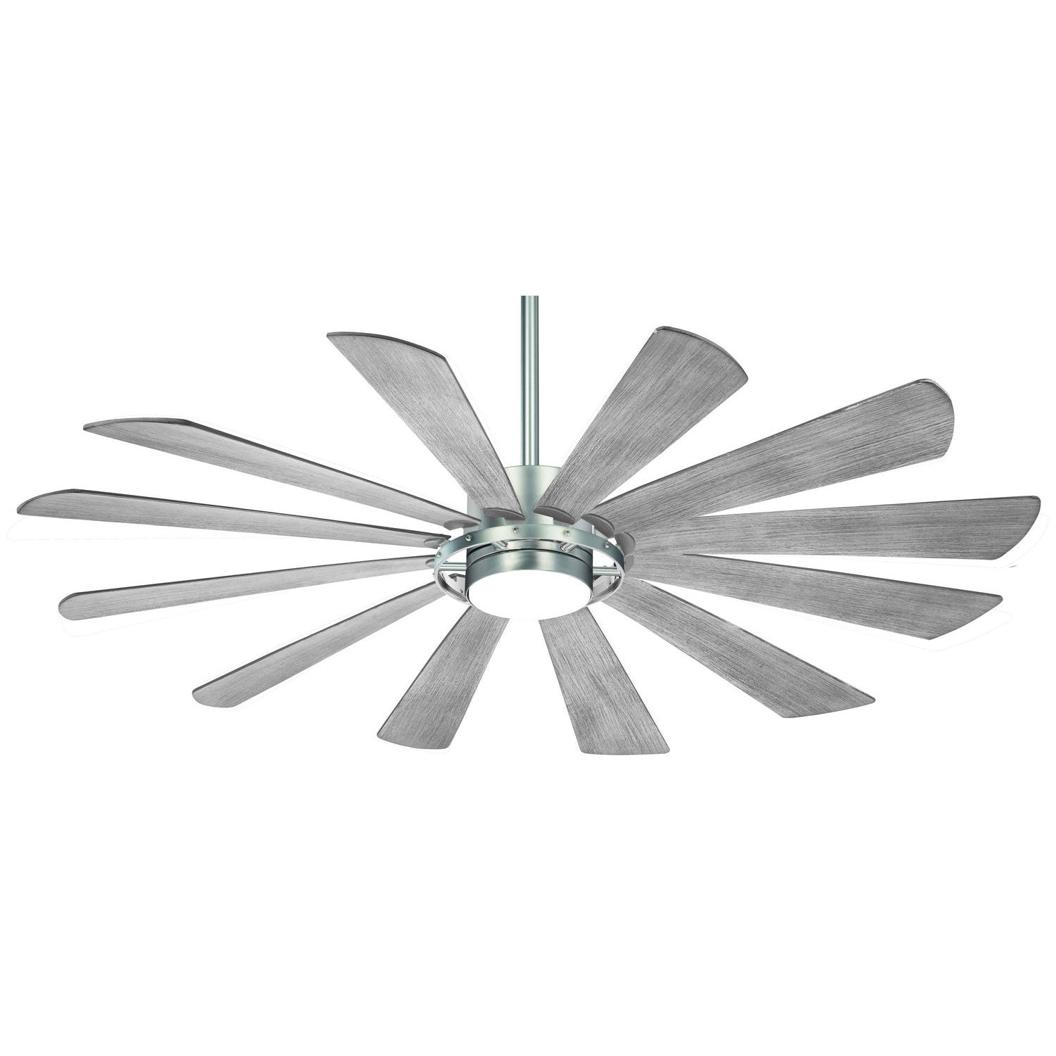 Minka Aire - F870L-BS - 65" Ceiling Fan - Windmolen - Brushed Steel
