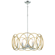 Minka-Lavery - 4026-679 - Six Light Pendant - Chassell - Painted Honey Gold With Polish