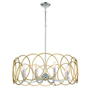 Minka-Lavery - 4028-679 - Eight Light Pendant - Chassell - Painted Honey Gold With Polish