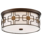 Minka-Lavery - 846-104-L - LED Flush Mount - Dark Brushed Bronze W/Aged Bra