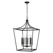 Acclaim Lighting - IN11135BK - Eight Light Pendant - Kennedy - Matte Black