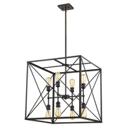 Acclaim Lighting - IN21126ORB - Eight Light Pendant - Brooklyn - Oil-Rubbed Bronze