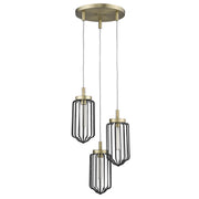 Acclaim Lighting - IN31501AB - Three Light Chandelier - Reece - Aged Brass