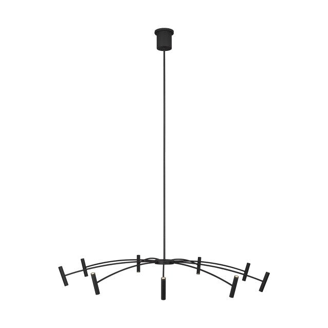 Visual Comfort Modern - 700ARL55B-LED930 - LED Chandelier - Aerial - Matte Black