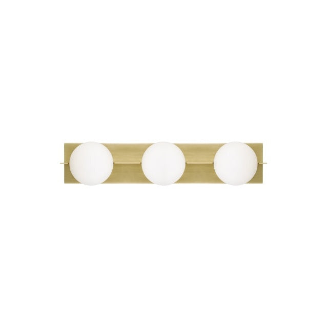 Visual Comfort Modern - 700BCOBL3R-LED930 - LED Bath - Orbel - Aged Brass