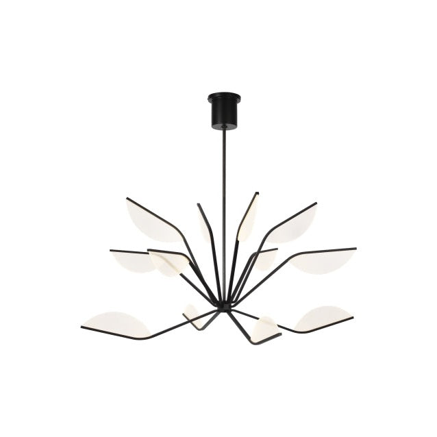 Visual Comfort Modern - 700BLT48B-LED930 - LED Chandelier - Belterra - Matte Black