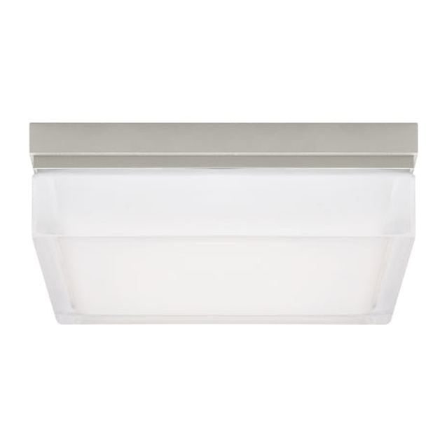 Visual Comfort Modern - 700BXLS-LED3 - LED Flush Mount - Boxie - Satin Nickel