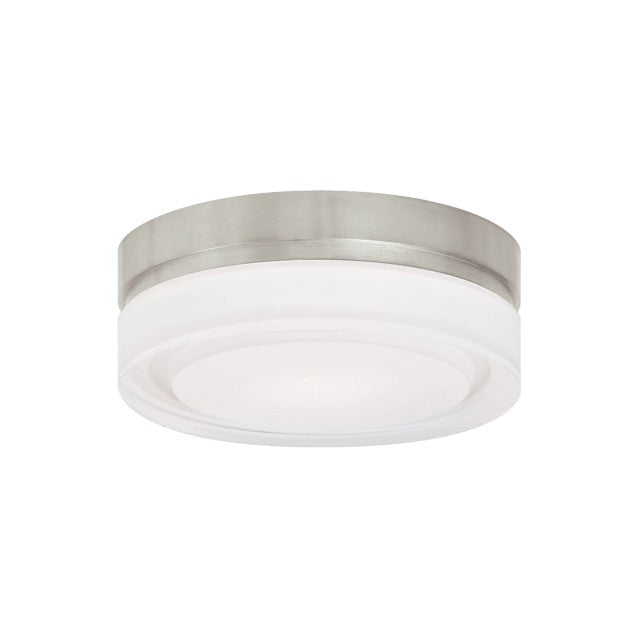 Visual Comfort Modern - 700CQSS-LED3 - LED Flush Mount - Cirque - Satin Nickel