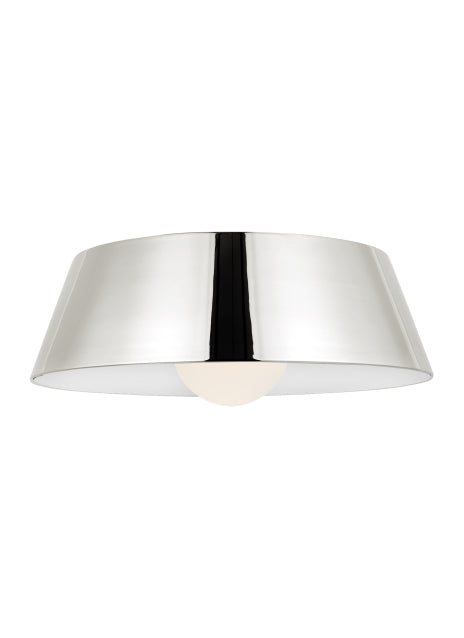 Visual Comfort Modern - 700FMJNIN-LED930-277 - LED Flush Mount - Joni - Polished Nickel