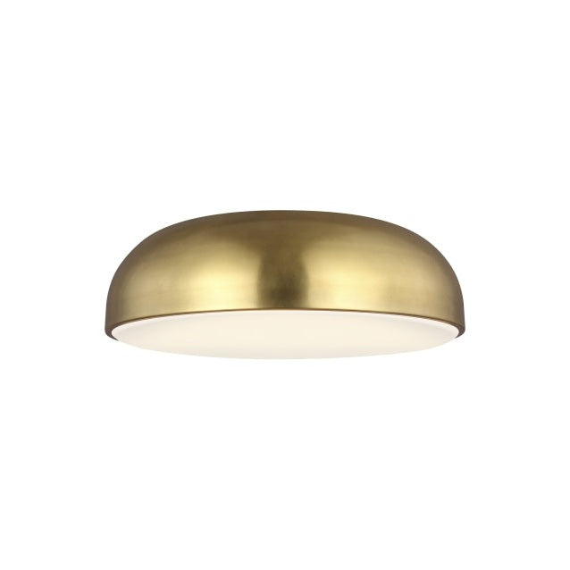 Visual Comfort Modern - 700FMKOSA13R-LED930-277 - LED Flush Mount - Kosa - Aged Brass