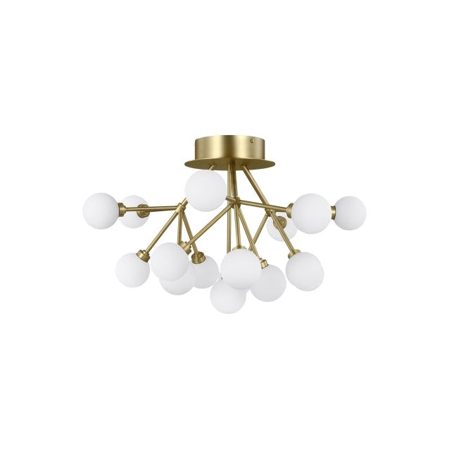 Visual Comfort Modern - 700FMMRAR-LED927 - LED Flush Mount - Mara - Aged Brass