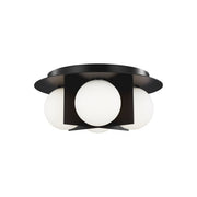 Visual Comfort Modern - 700FMOBLB - LED Flush Mount - Orbel - Matte Black