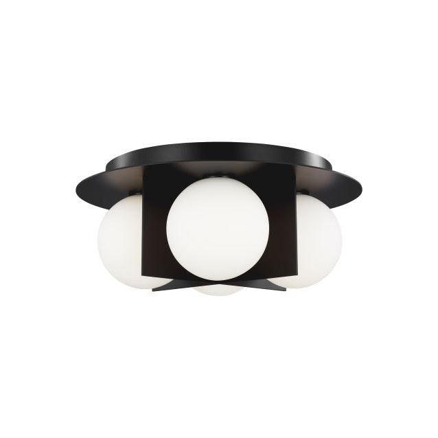Visual Comfort Modern - 700FMOBLB - LED Flush Mount - Orbel - Matte Black