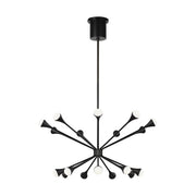 Visual Comfort Modern - 700LDY18B-LED930 - LED Chandelier - Lody - Matte Black