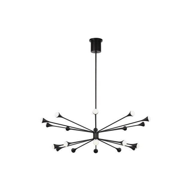 Visual Comfort Modern - 700LDY20B-LED930 - LED Chandelier - Lody - Matte Black