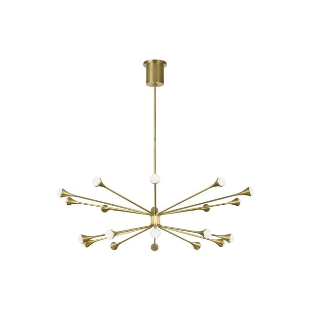 Visual Comfort Modern - 700LDY20R-LED930 - LED Chandelier - Lody - Aged Brass