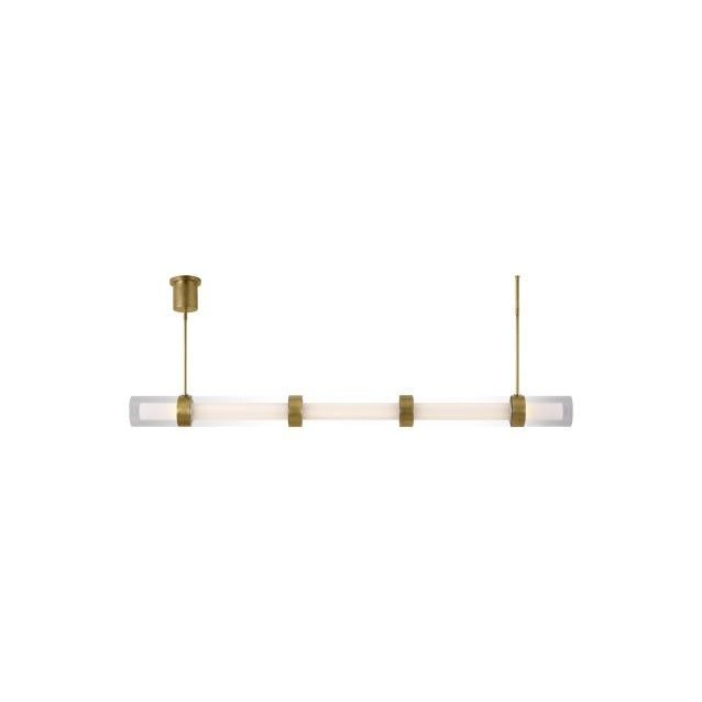 Visual Comfort Modern - 700LSWIT5R-LED930 - LED Suspension - Wit - Aged Brass