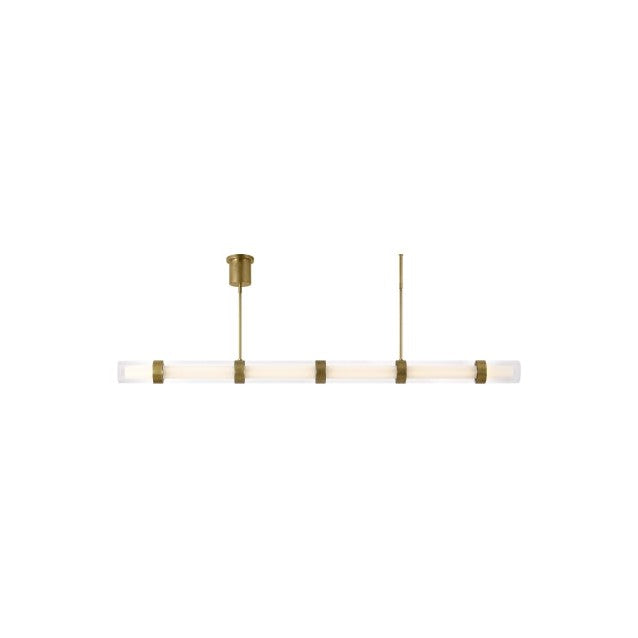 Visual Comfort Modern - 700LSWIT6R-LED930 - LED Suspension - Wit - Aged Brass