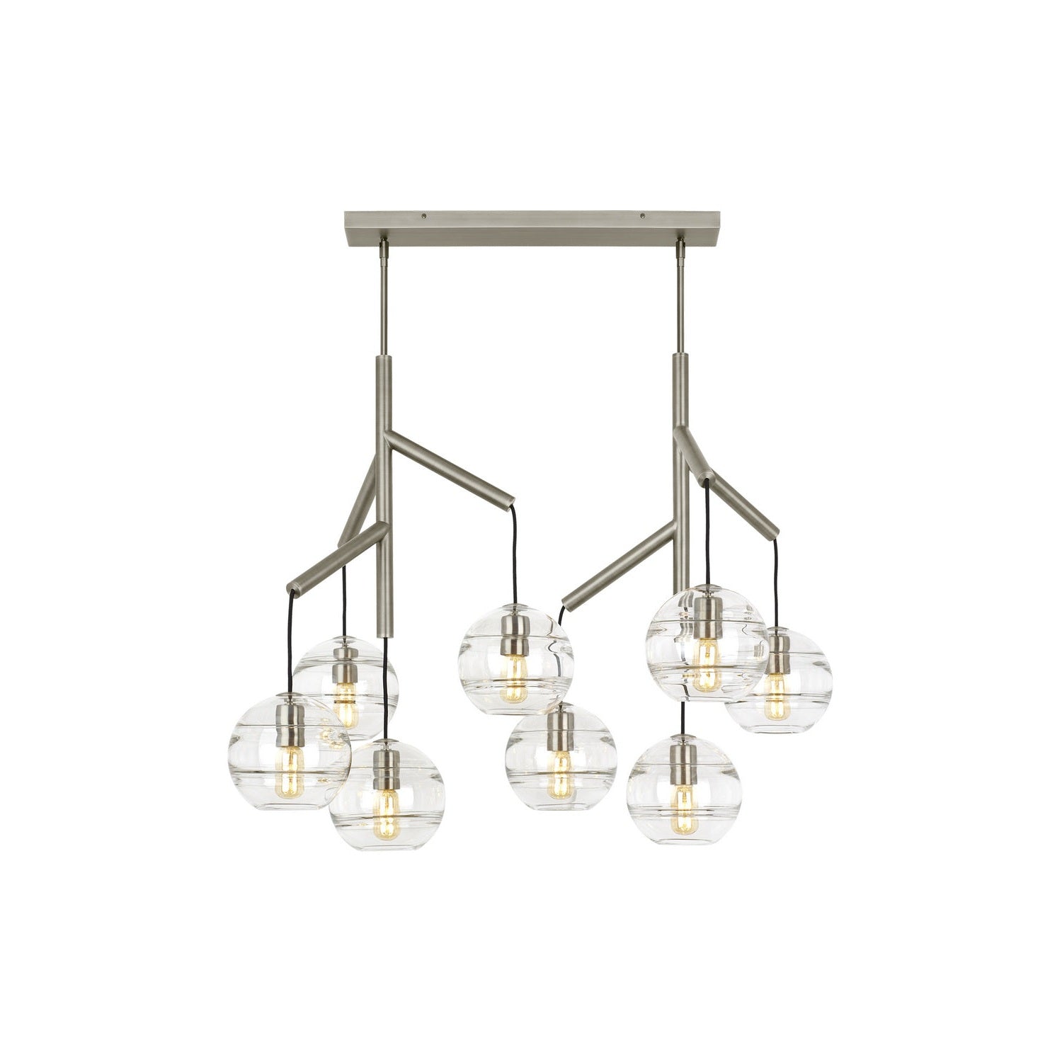 Visual Comfort Modern - 700SDNMPL2CS - Eight Light Chandelier - Sedona - Satin Nickel