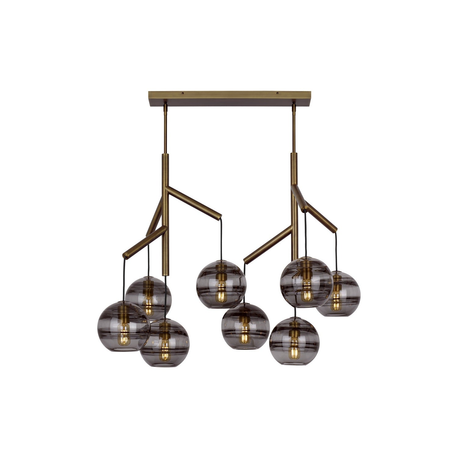 Visual Comfort Modern - 700SDNMPL2KR - Eight Light Chandelier - Sedona - Aged Brass