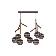 Visual Comfort Modern - 700SDNMPL2KR - Eight Light Chandelier - Sedona - Aged Brass