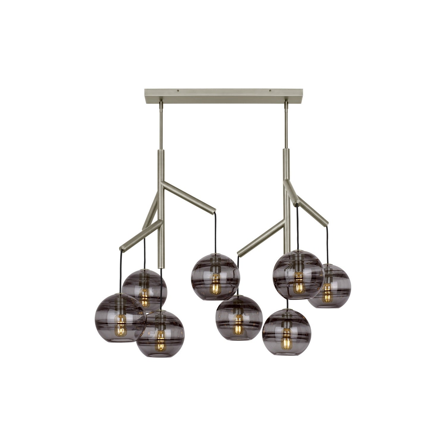 Visual Comfort Modern - 700SDNMPL2KS - Eight Light Chandelier - Sedona - Satin Nickel