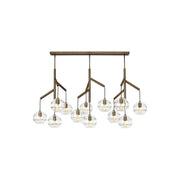 Visual Comfort Modern - 700SDNMPL3CR - 12 Light Chandelier - Sedona - Aged Brass