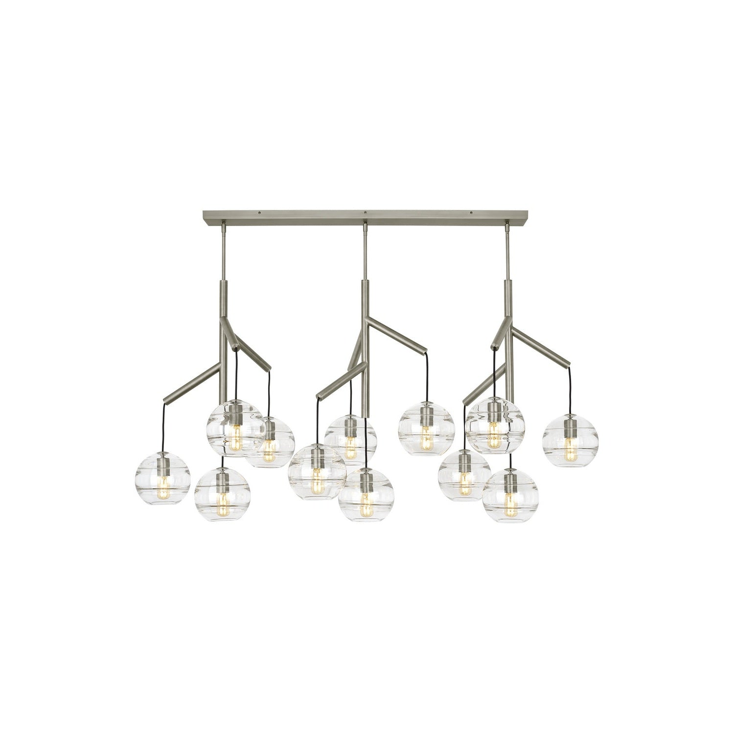 Visual Comfort Modern - 700SDNMPL3CS - 12 Light Chandelier - Sedona - Satin Nickel