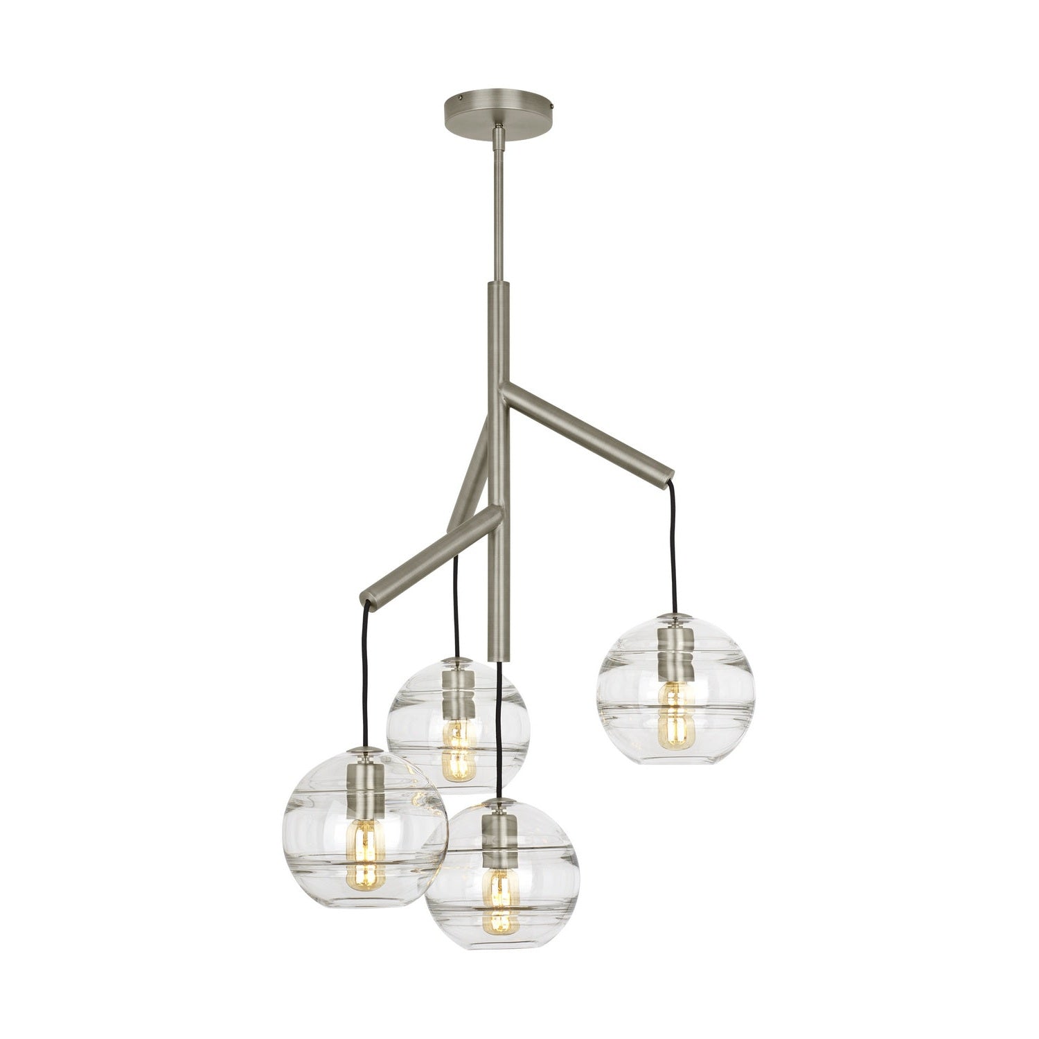 Visual Comfort Modern - 700SDNMPR1CS - Four Light Chandelier - Sedona - Satin Nickel