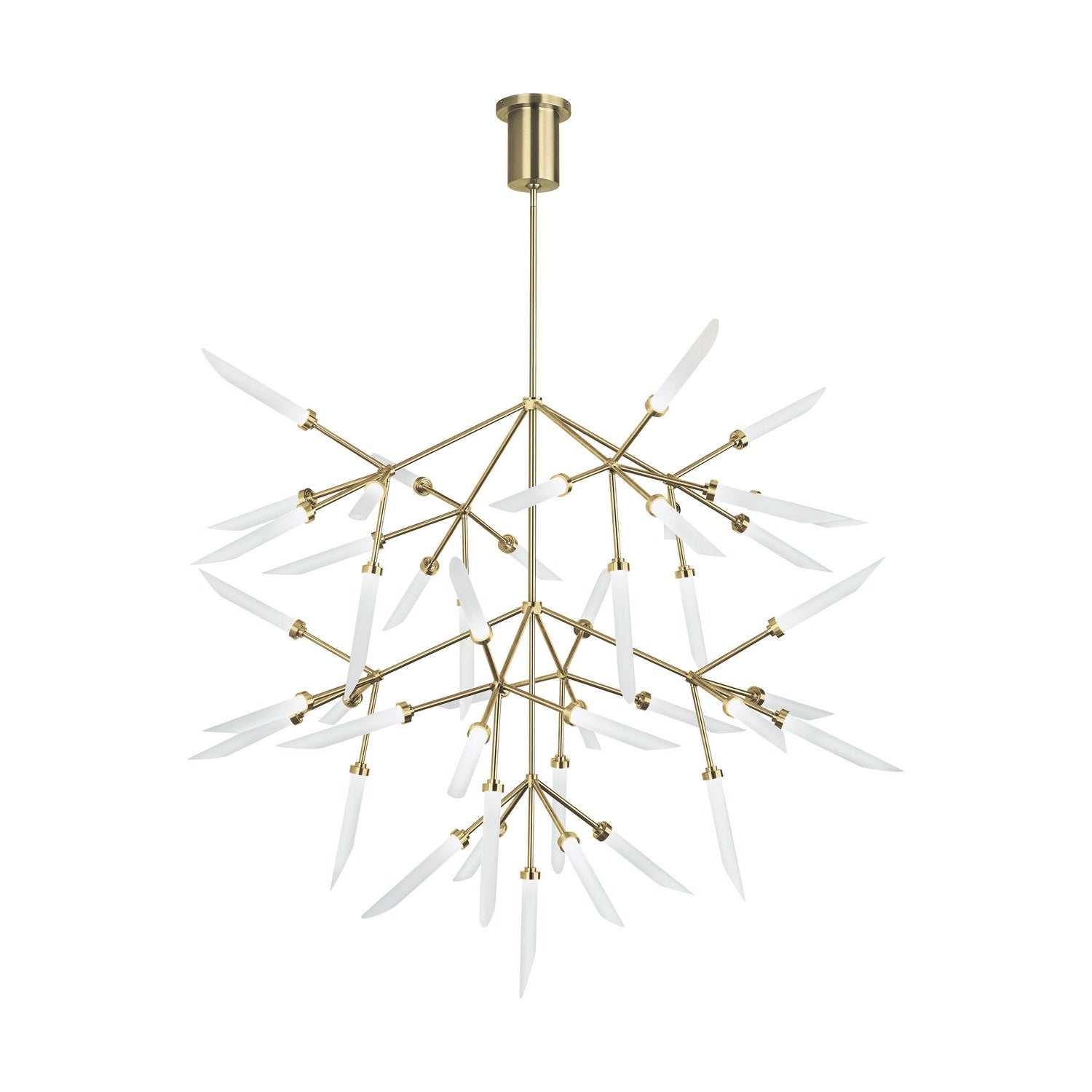 Visual Comfort Modern - 700SPRGFR-LED927 - LED Chandelier - Spur - Aged Brass