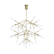 Visual Comfort Modern - 700SPRGFR-LED927 - LED Chandelier - Spur - Aged Brass