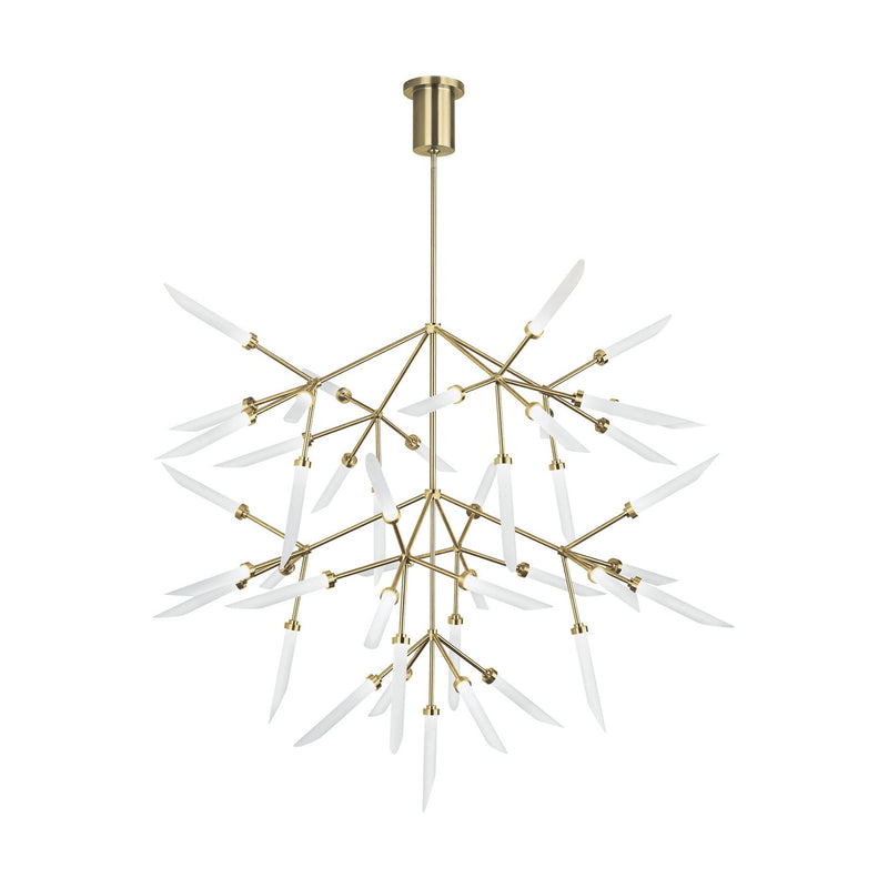 Visual Comfort Modern - 700SPRGFR-LED927 - LED Chandelier - Spur - Aged Brass