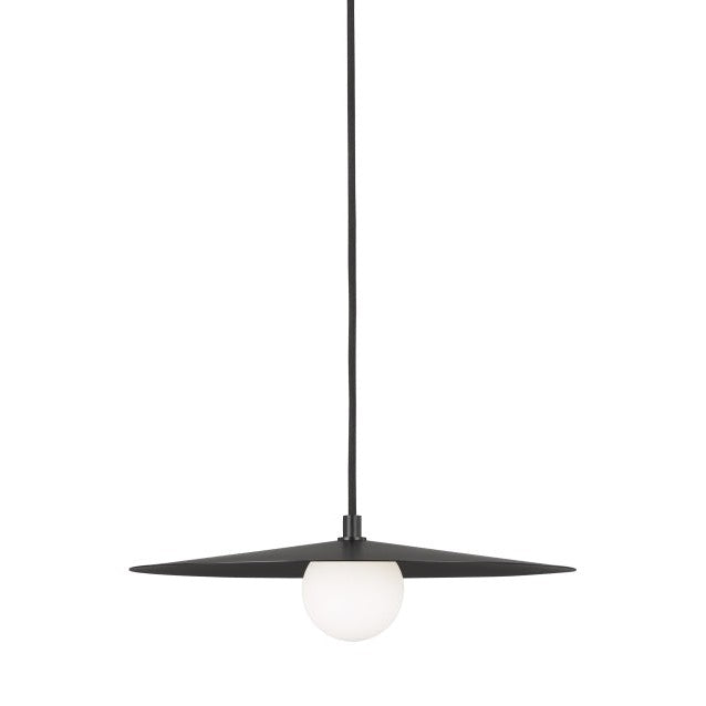 Visual Comfort Modern - 700TDPRLB - One Light Pendant - Pirlo - Matte Black