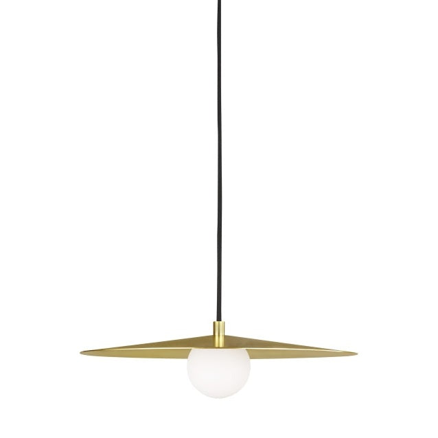 Visual Comfort Modern - 700TDPRLR-LED930 - LED Pendant - Pirlo - Aged Brass